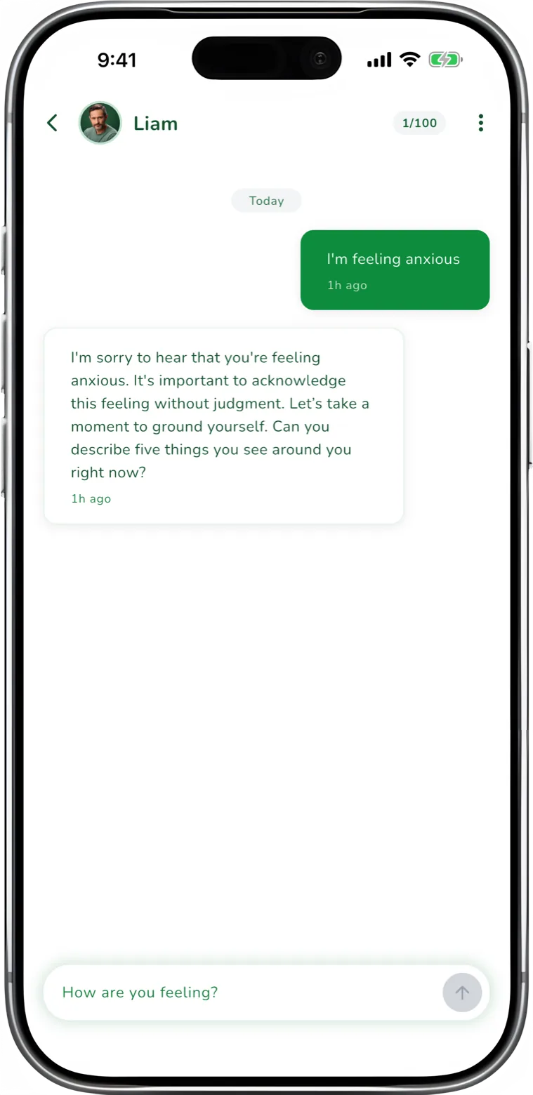 An AI Companion Fine-Tuned for Anxiety Support