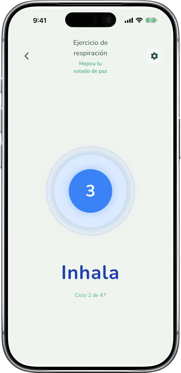 Respiración Guiada - app screenshot