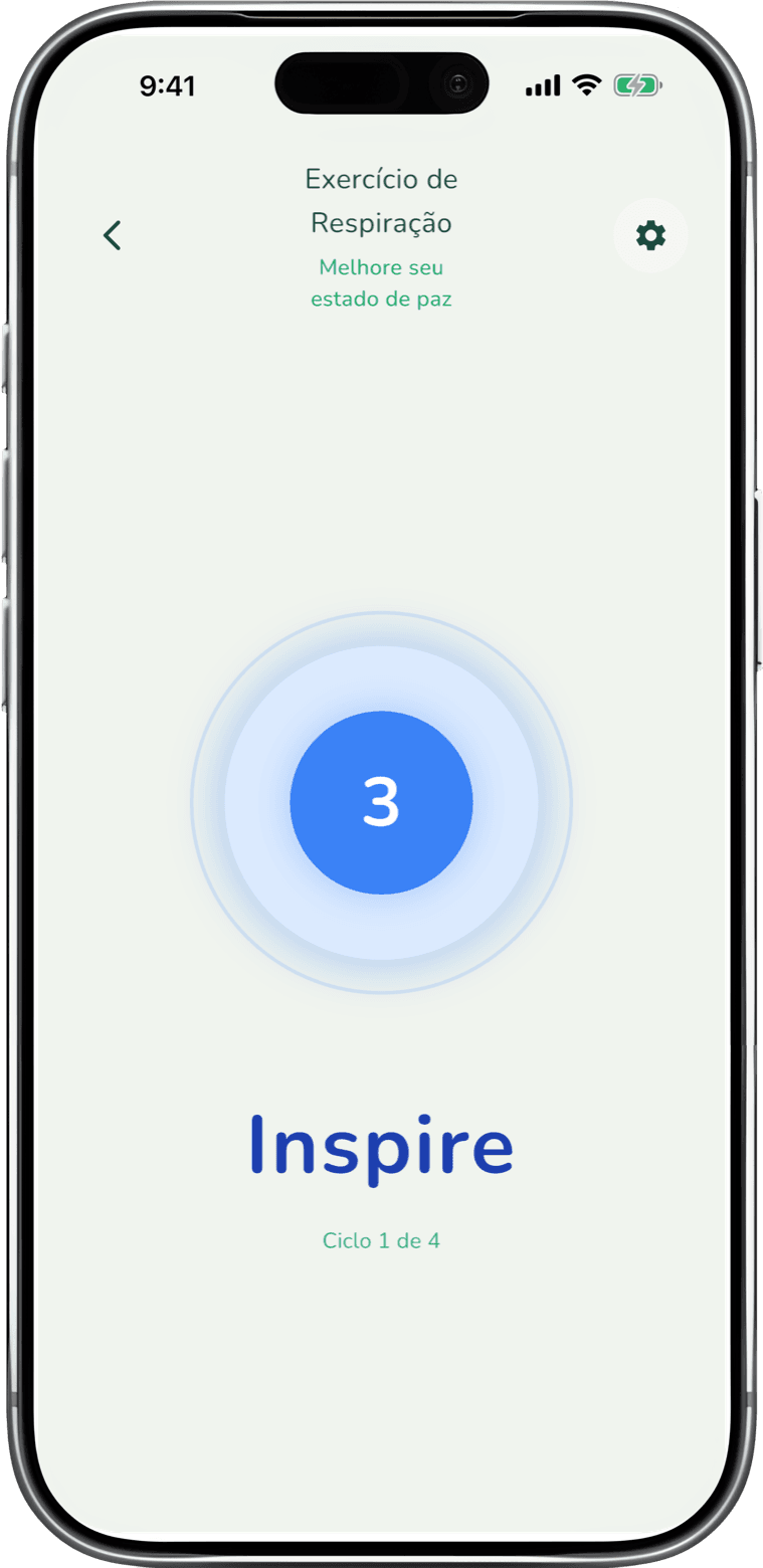 Respiração Guiada - app screenshot