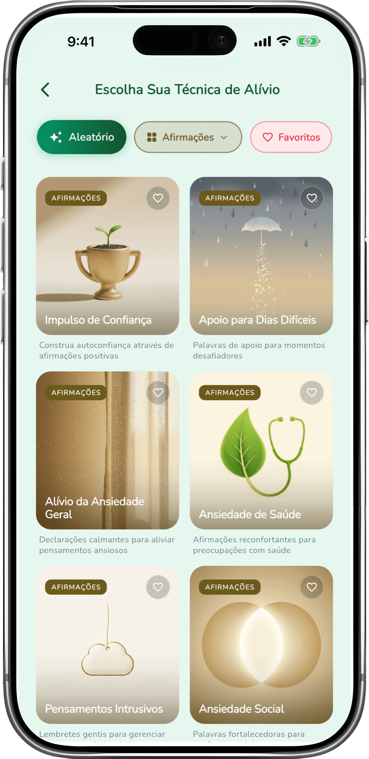 Técnicas de Alívio - app screenshot