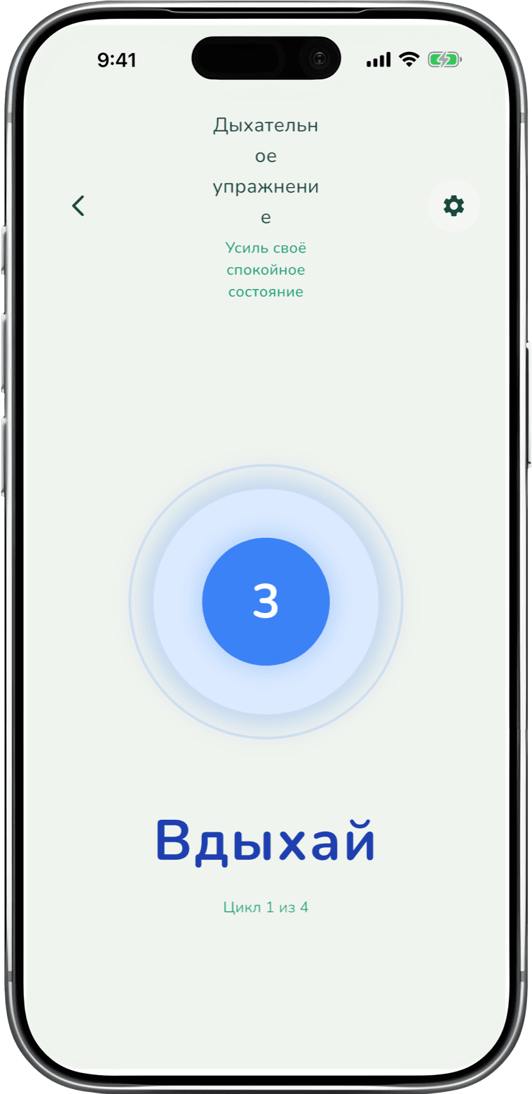 Управляемое дыхание - app screenshot